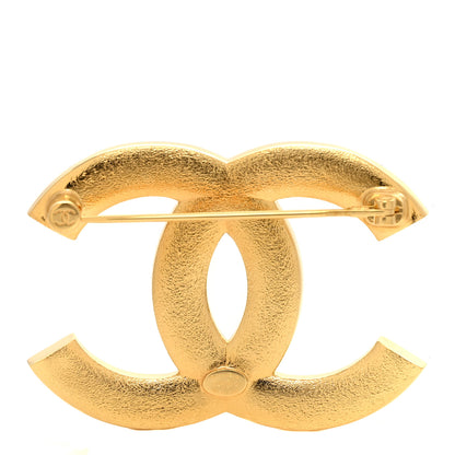 Chanel Metal Resin CC Star Brooch Gold Black 3 of 4