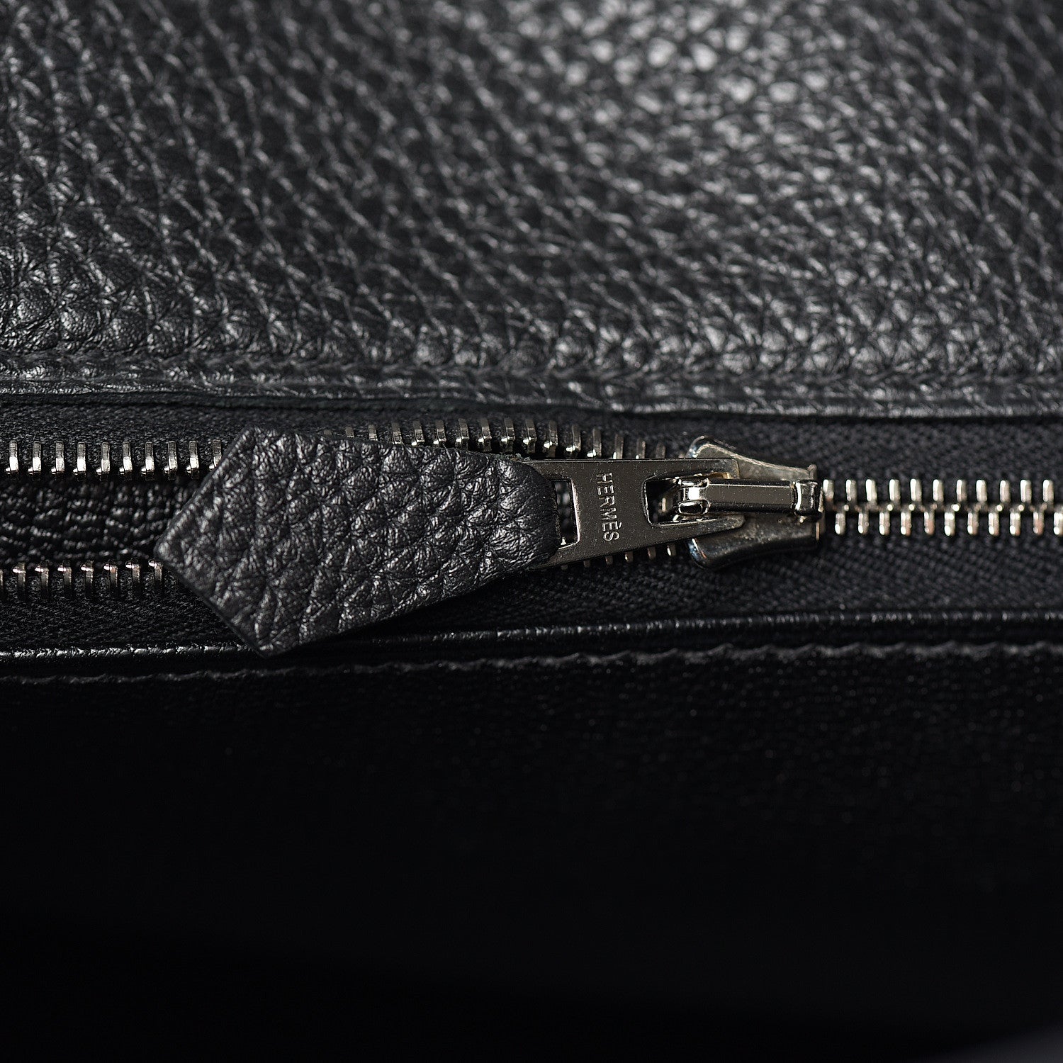 Hermes Taurillon Clemence Retourne Kelly 40 Black 11 of 34