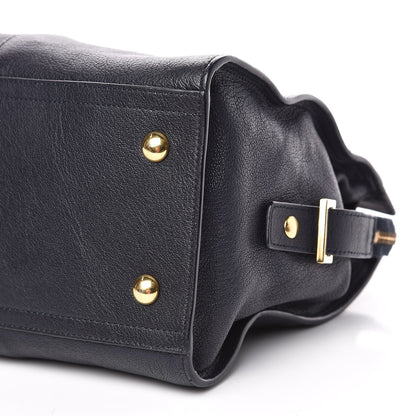 Saint Laurent Calfskin Medium Classic Y Cabas Navy 9 of 11