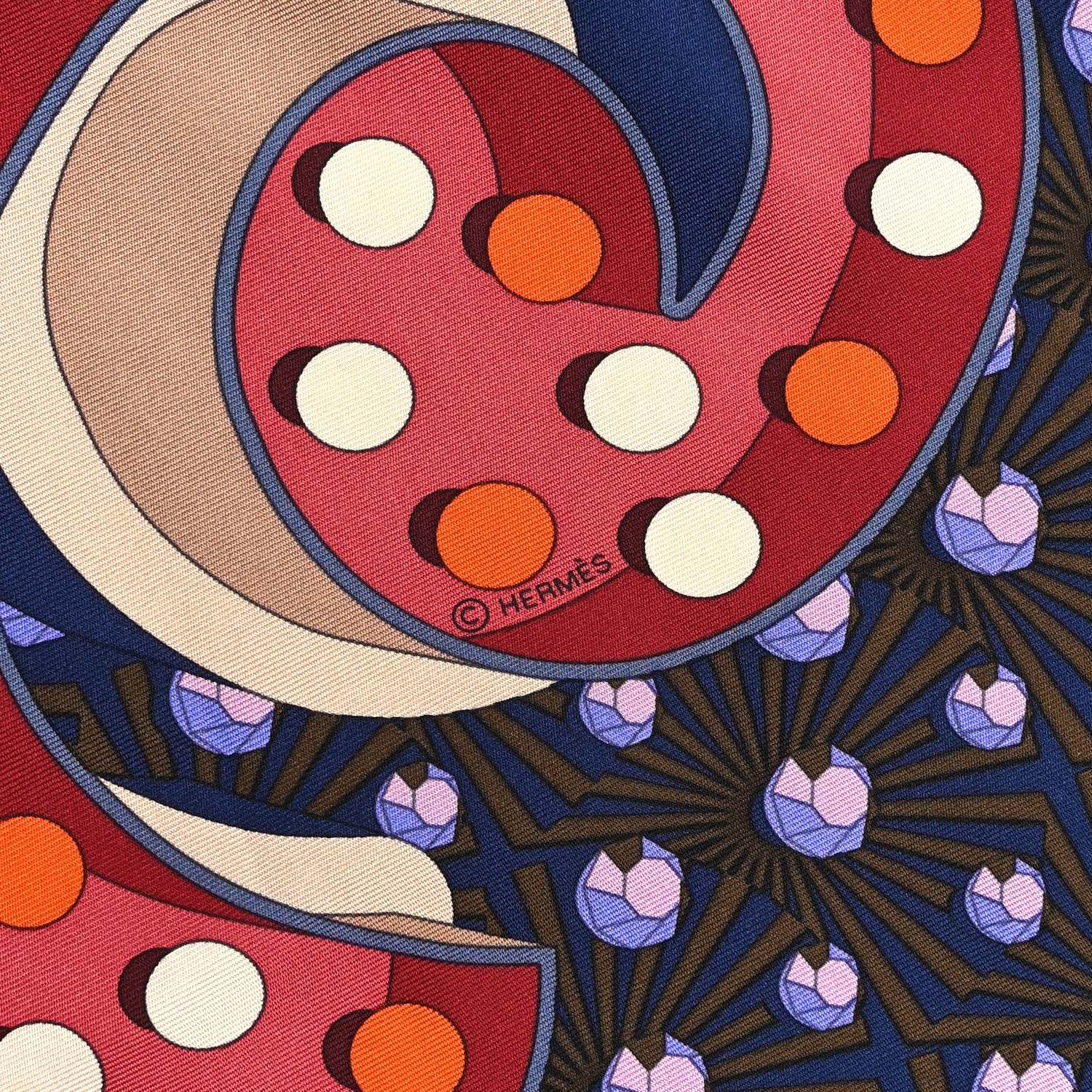 Hermes Silk Electrique Scarf 90 3 of 3