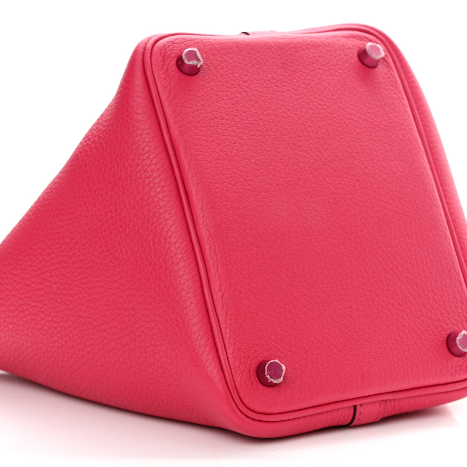 Hermes Taurillon Clemence Monochrome Picotin Lock 18 PM Rose Mexico 9 of 10