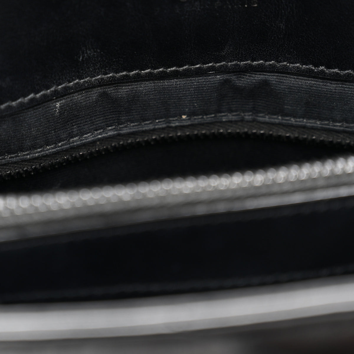Saint Laurent Calfskin Y Quilted Monogram Monochrome Medium Loulou Chain Satchel Black 11 of 11