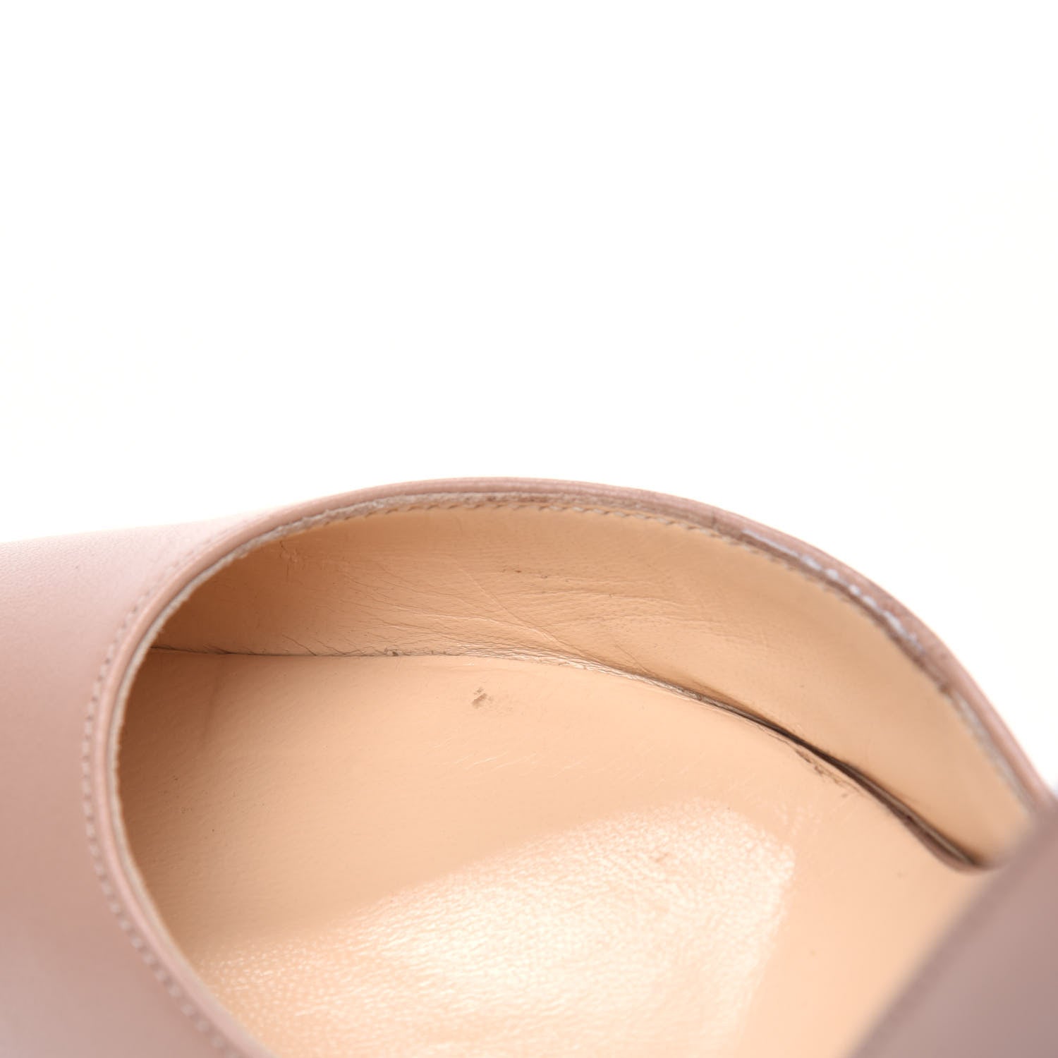 Christian Louboutin Nappa Iriza 100 Pumps 37.5 Nude 8 of 21