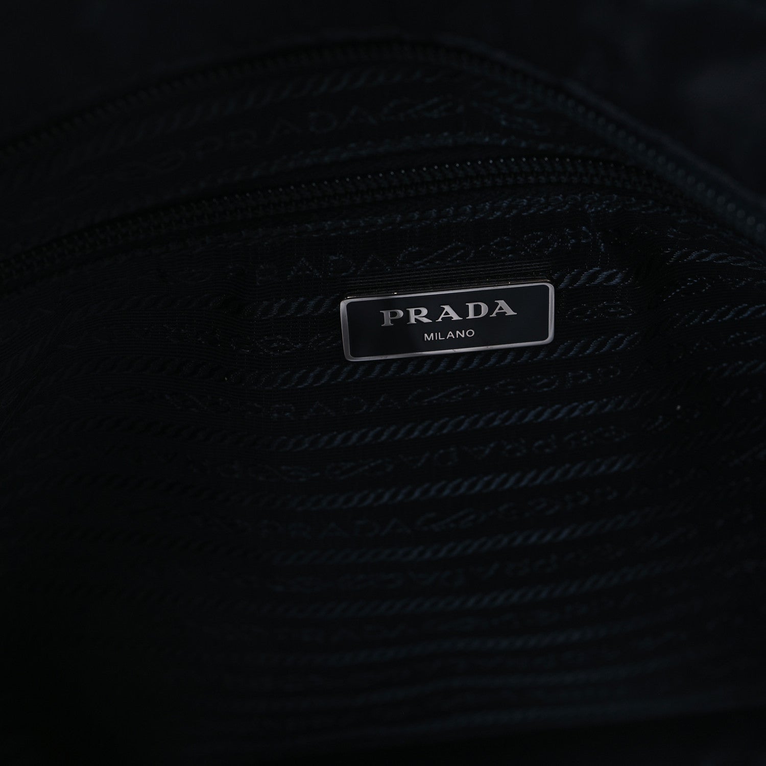 Prada Tessuto Nylon Saffiano Vela Tote Bleu 6 of 10