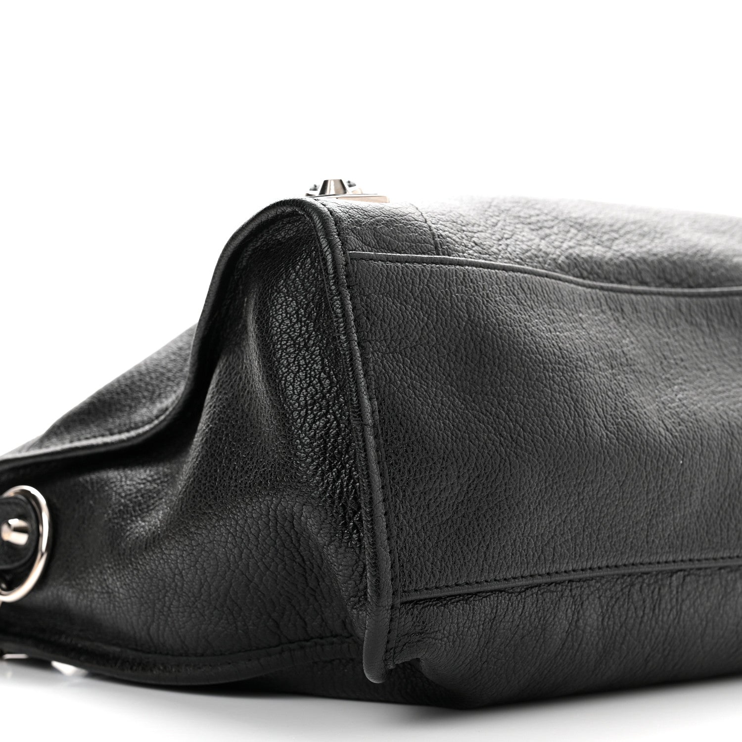 Balenciaga Chevre Silver Metallic Edge Hardware City Black 9 of 10