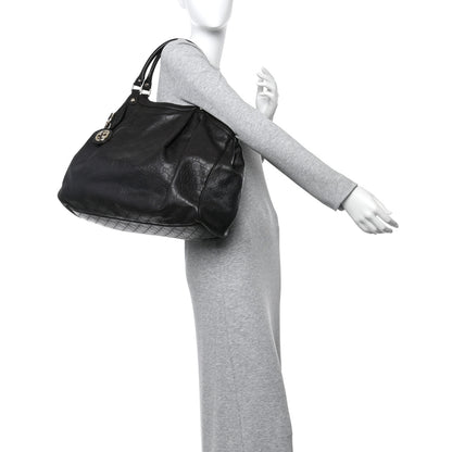 Gucci Guccissima Vitello Tender Large Sukey Tote Testa di Moro 2 of 10