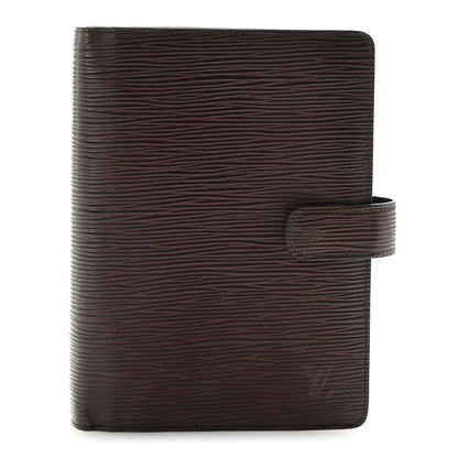 Louis Vuitton Epi Medium Ring Agenda Cover Moka 1 of 6