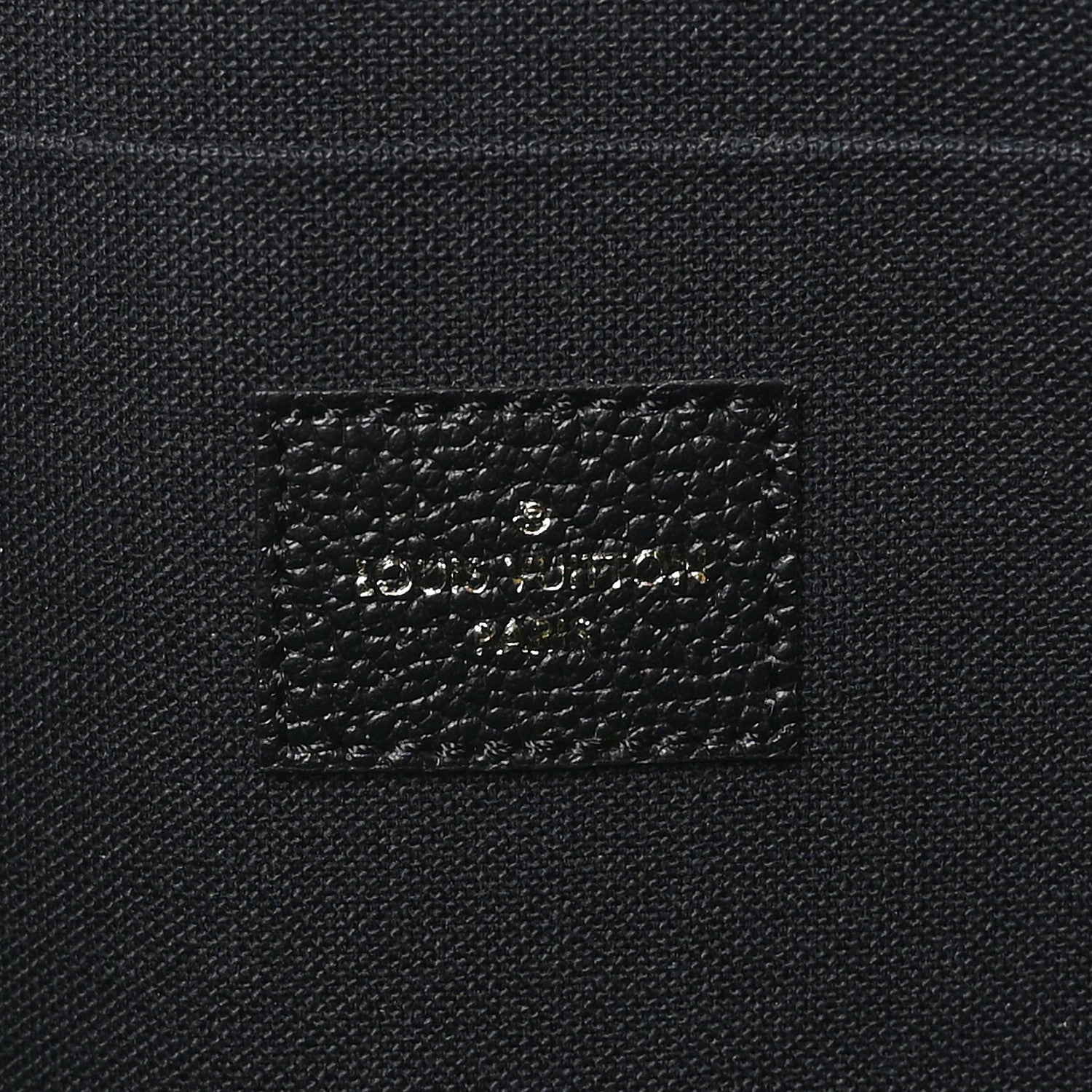 Louis Vuitton Empreinte Pochette Felicie Chain Wallet Black 7 of 11