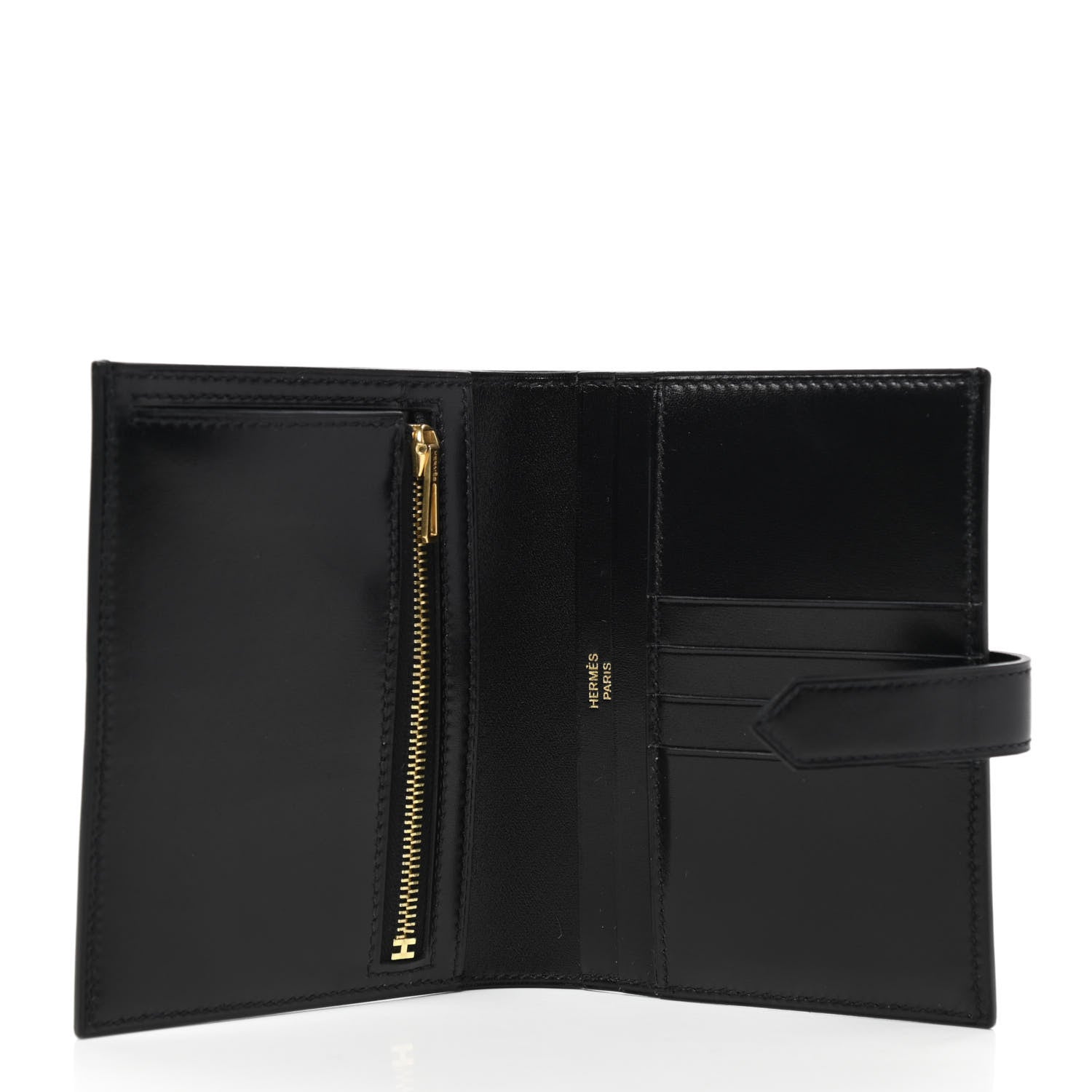 Hermes Box Bearn Compact Wallet Black 5 of 8