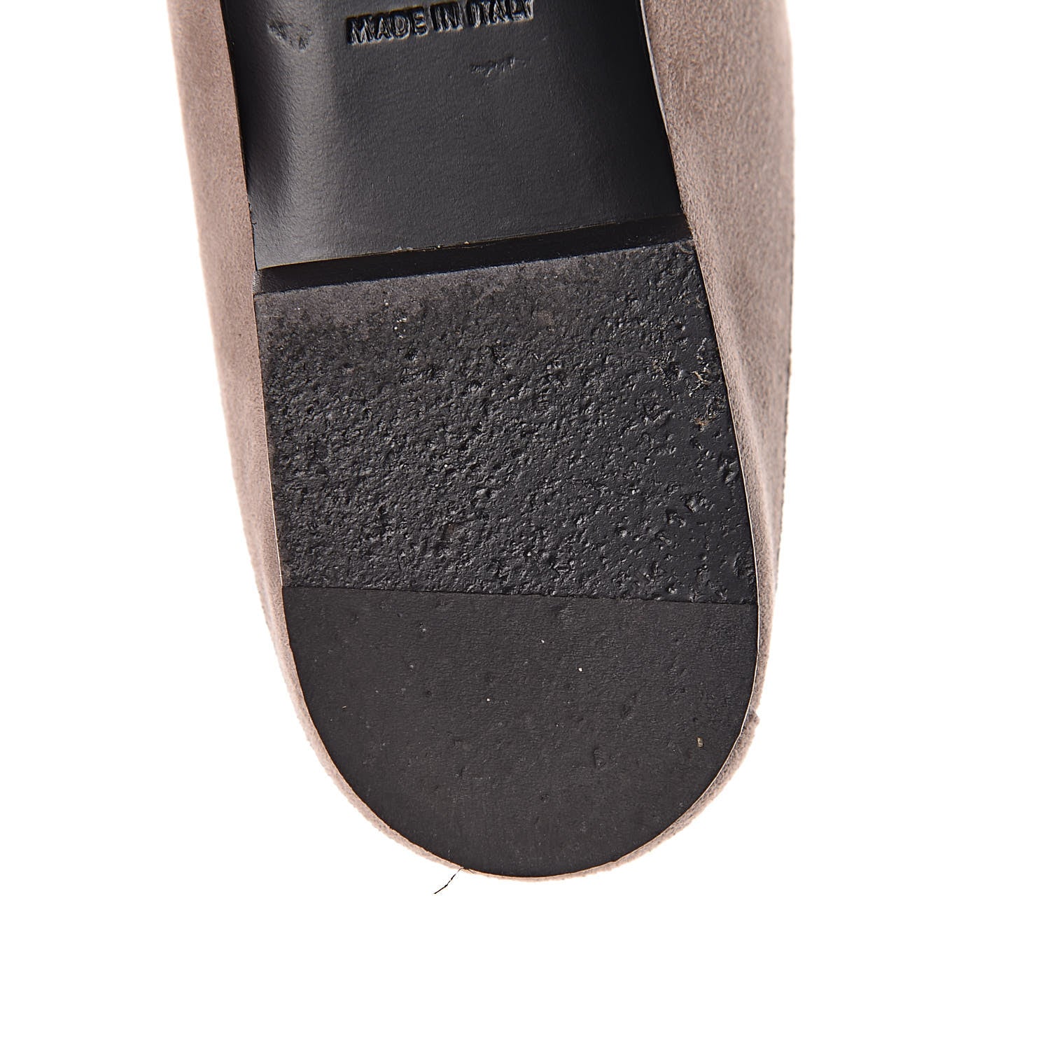 Hermes Suede Goatskin Crystal Roxane Mules 35 Champagne Rose Grey 9 of 18