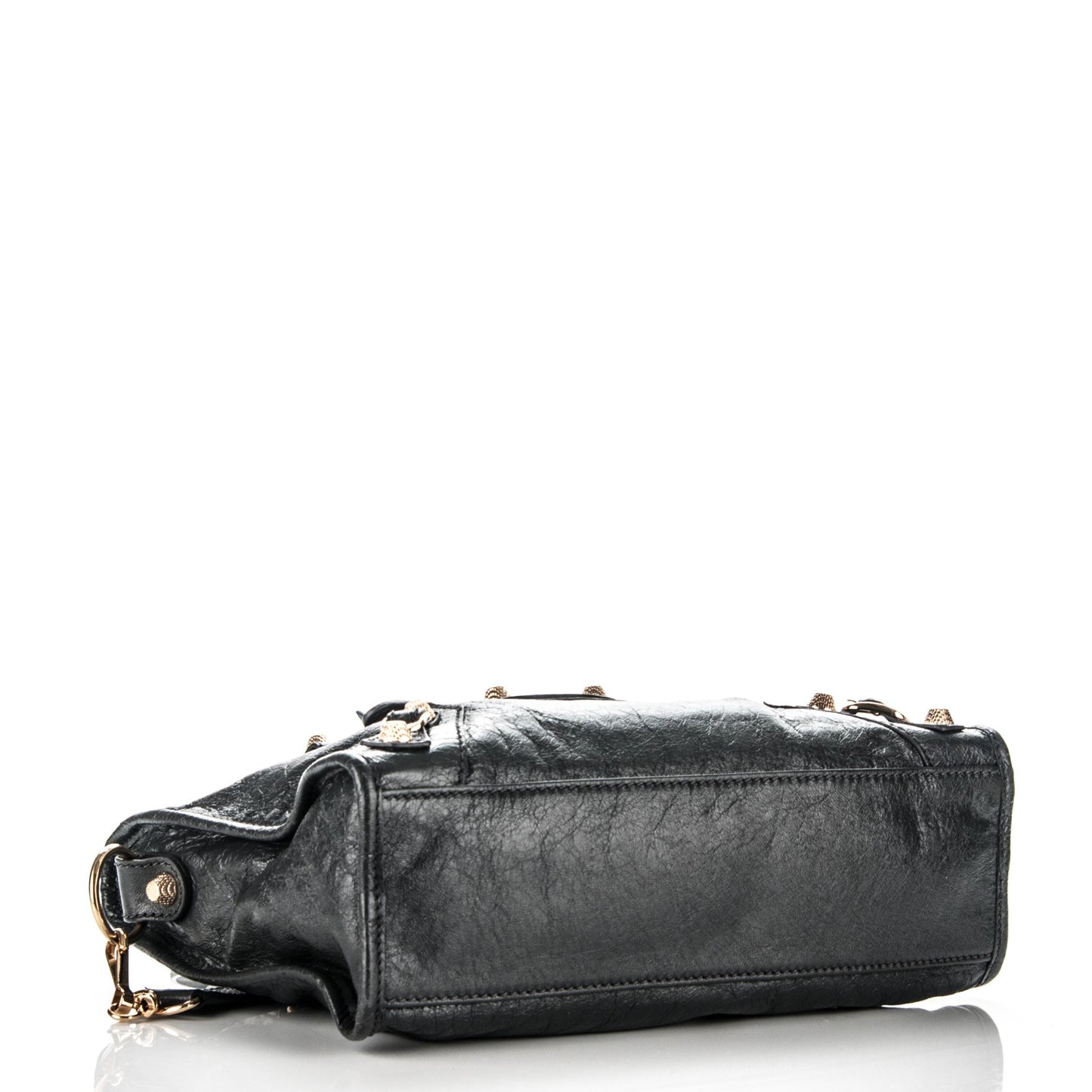 Agneau Giant 12 Gold Hardware S City Gris Fossile