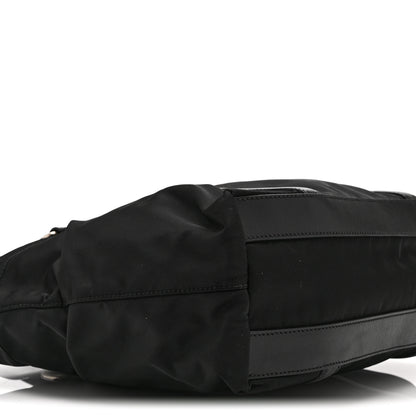Prada Tessuto Nylon Saffiano Tote Black 9 of 10