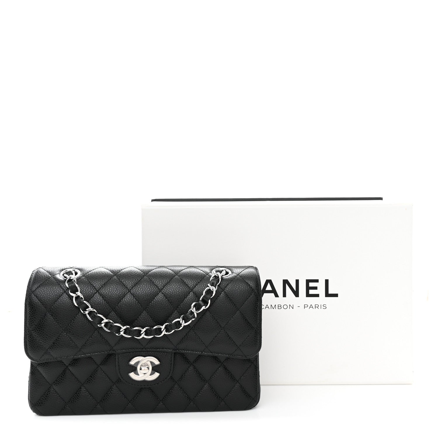 Chanel Caviar Quilted Small Double Flap Black 11 of 11