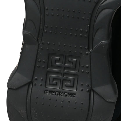 Givenchy Grained Calfskin Shark Lock Biker Ankle Boots 36 Black 7 of 9