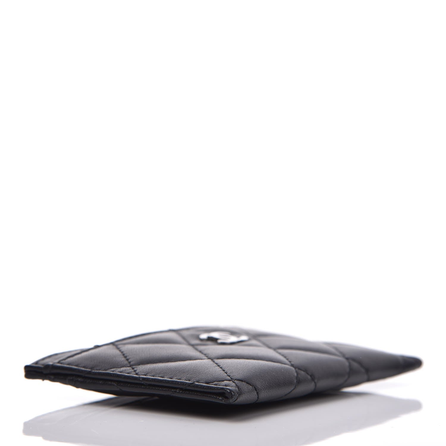Chanel Lambskin Quilted Card Holder Black 4 of 9