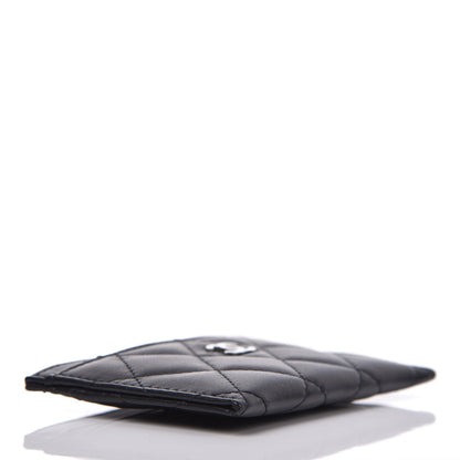 Chanel Lambskin Quilted Card Holder Black 4 of 9