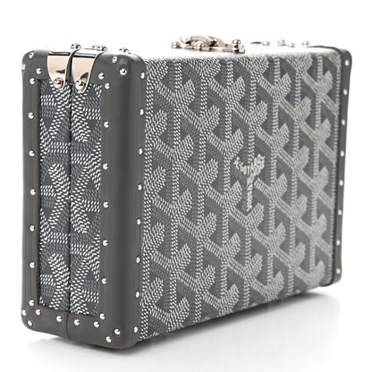 Goyard Goyardine Minaudiere Trunk Bag Grey 5 of 17