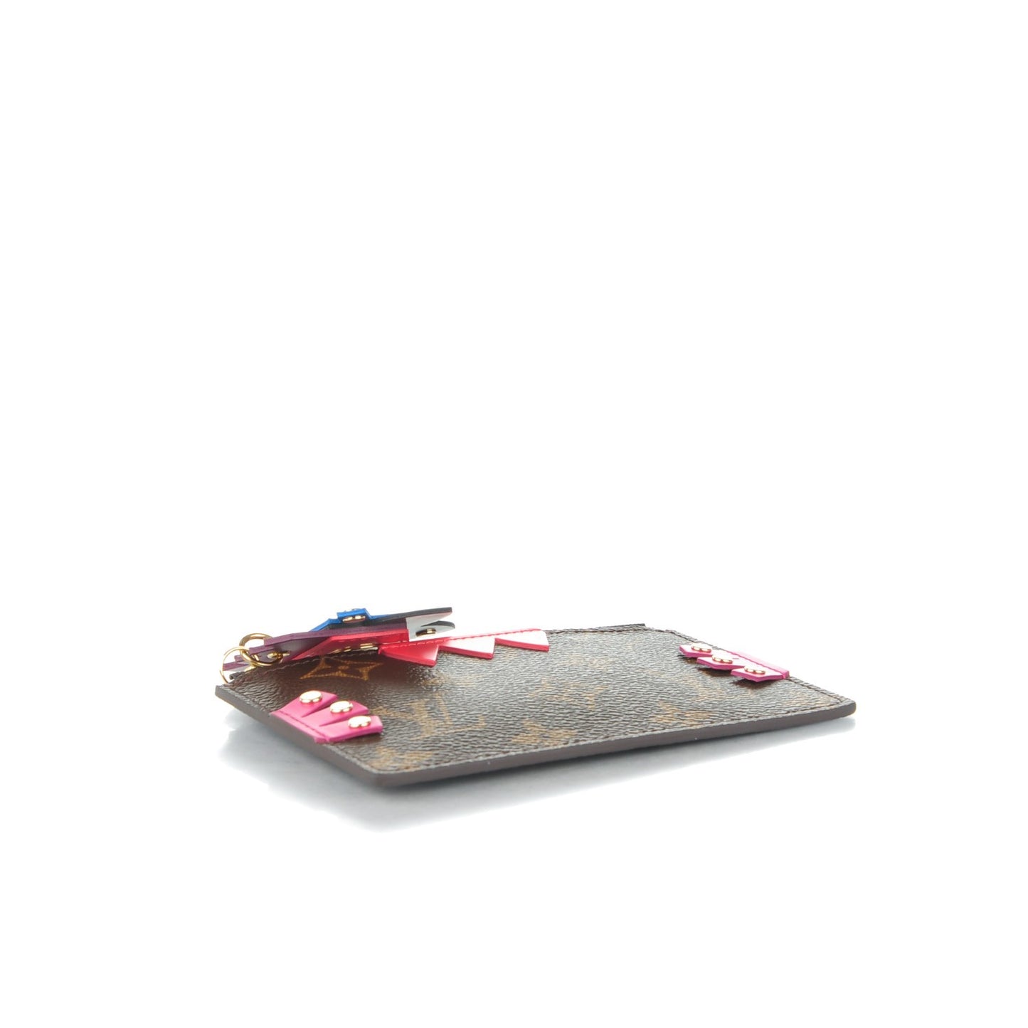 Monogram Totem Key Pouch Flamingo