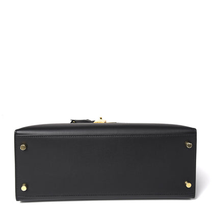 Hermes Sombrero Kelly Sellier 28 Black 5 of 36