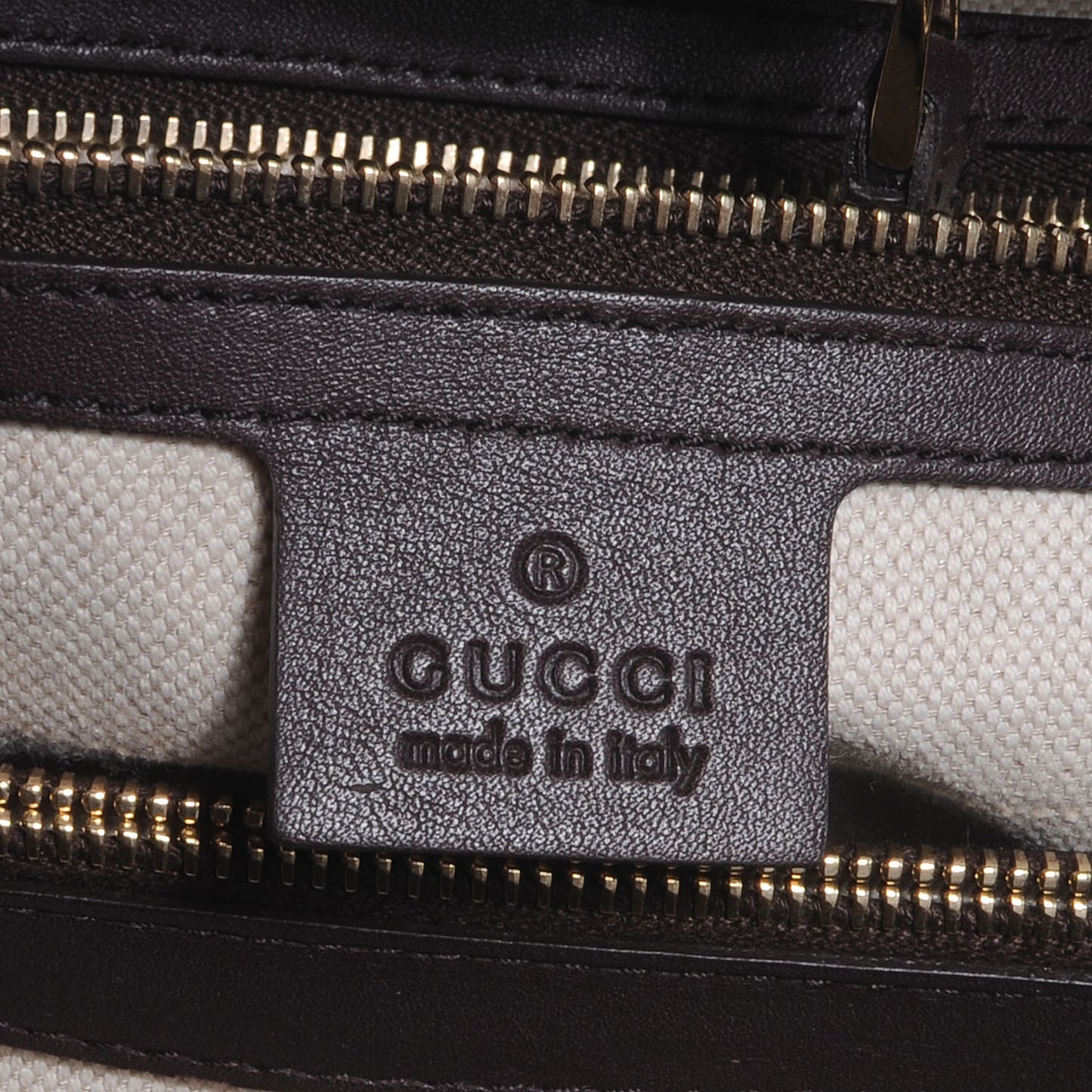 Guccissima Medium Mayfair Tote Dark Brown