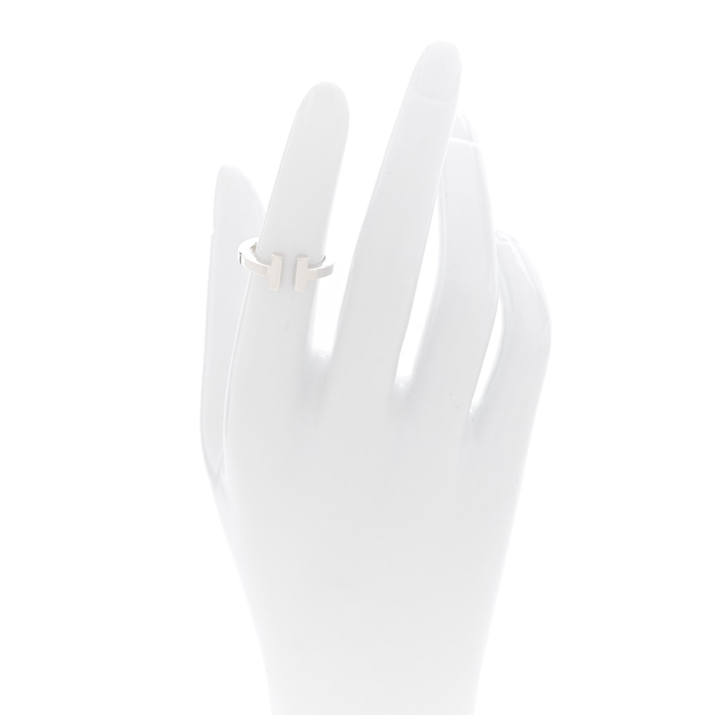 Sterling Silver T Square Ring 49 5