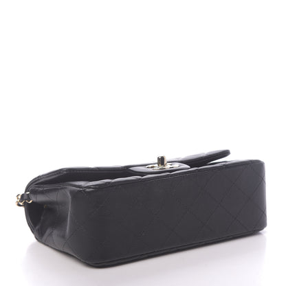Chanel Lambskin Quilted Mini Rectangular Flap Black 4 of 17