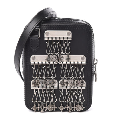 Louis Vuitton Calfskin Flower Charms Danube Messenger Black 1 of 10