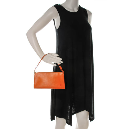 Louis Vuitton Epi Pochette 24 Mandarin 2 of 7