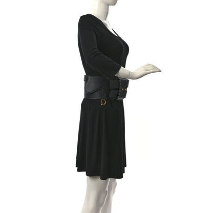 Christian Dior Calfskin Saddle Belt 85 Black 3 of 6