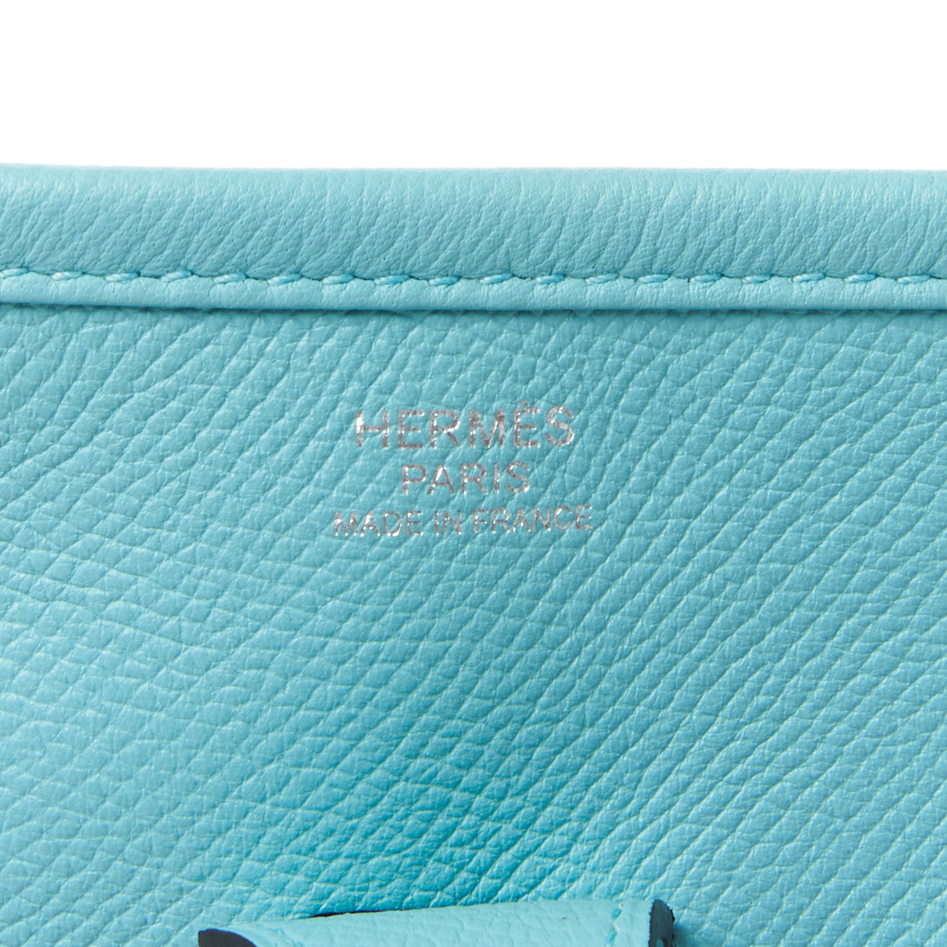 Hermes Epsom Evelyne III PM Bleu Atoll 7 of 9
