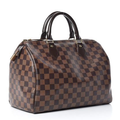 Louis Vuitton Damier Ebene Speedy 30 3 of 9