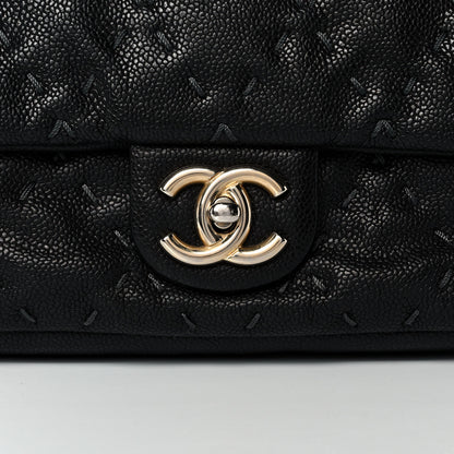 Chanel Caviar Stitched Flap Black 7 of 12