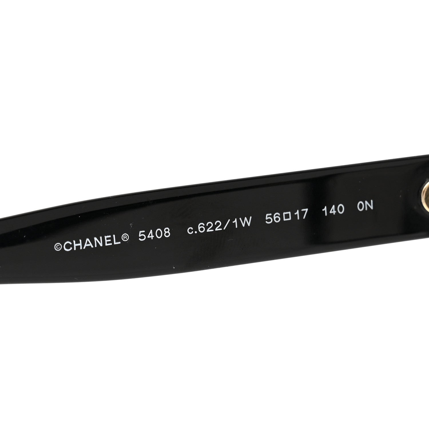 Chanel Acetate Square Eyeglasses 5408 Black 5 of 7