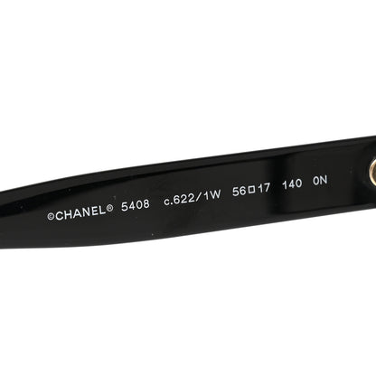 Chanel Acetate Square Eyeglasses 5408 Black 5 of 7