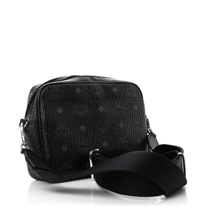 MCM Visetos Camera Crossbody Bag Black 3 of 10