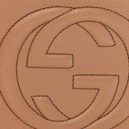 Gucci Pebbled Calfskin Small Soho Disco Bag Camelia 11 of 14
