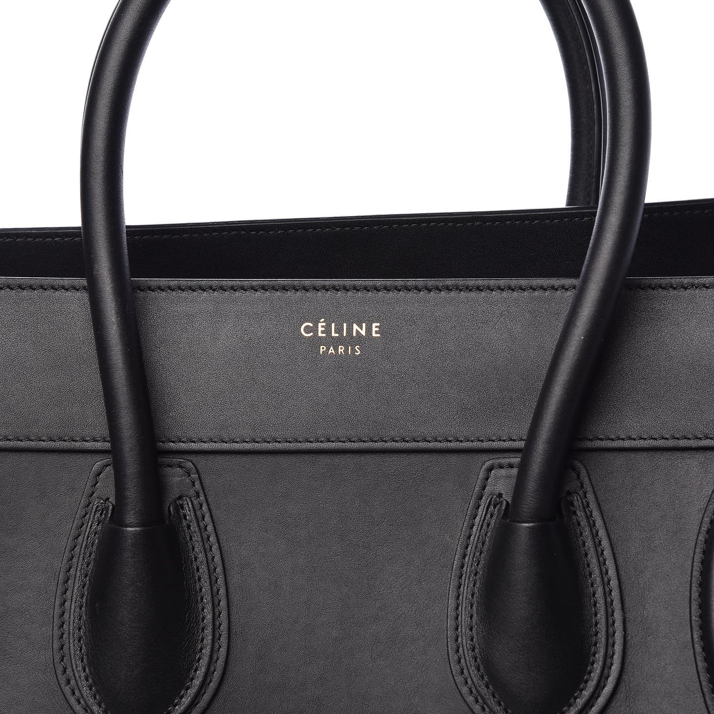 Smooth Calfskin Mini Luggage Black