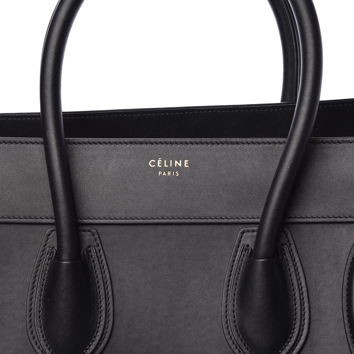 Celine Smooth Calfskin Mini Luggage Black 8 of 12
