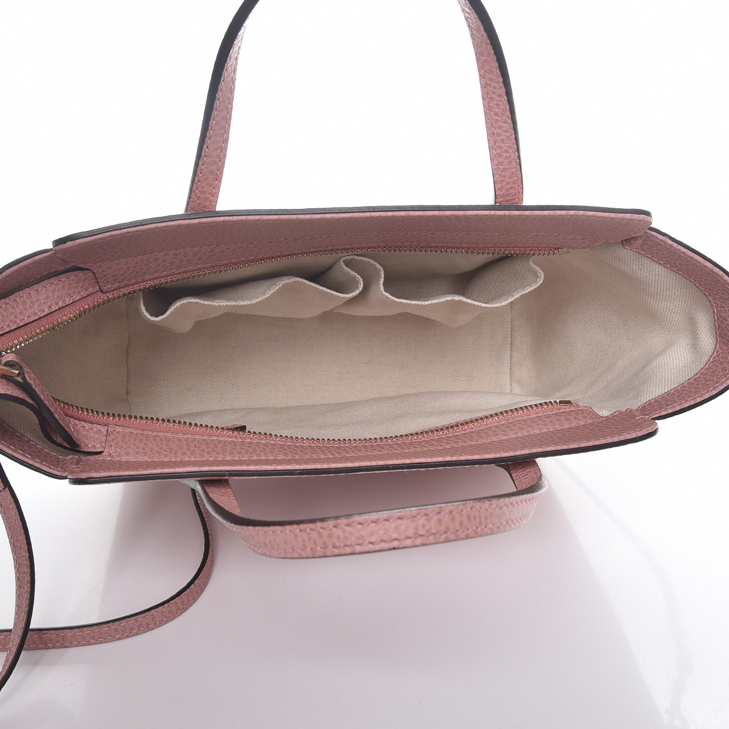 Gucci Dollar Calfskin Mini Swing Top Handle Bag Soft Pink 6 of 8