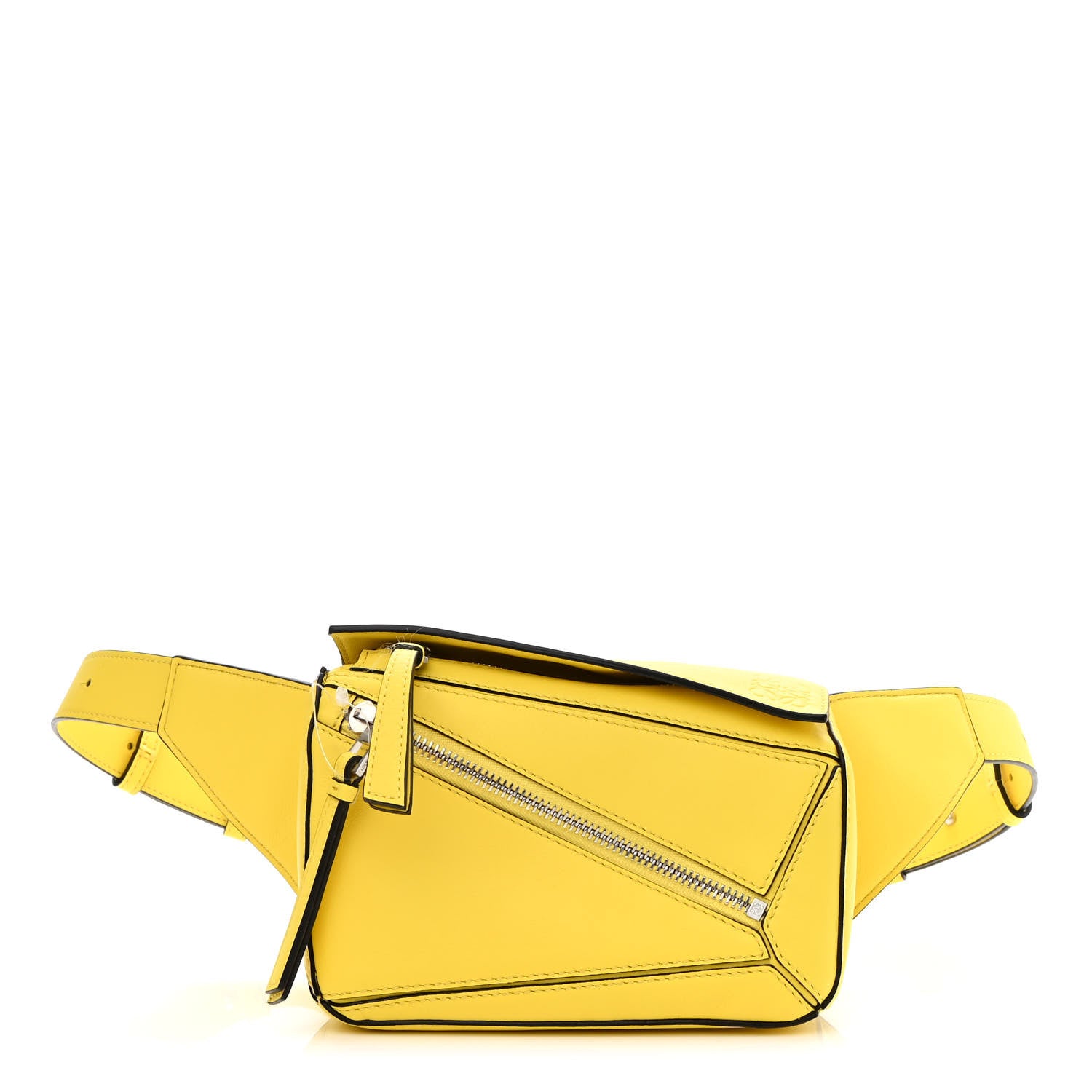 Loewe Calfskin Mini Puzzle Bumbag Lemon 1 of 9