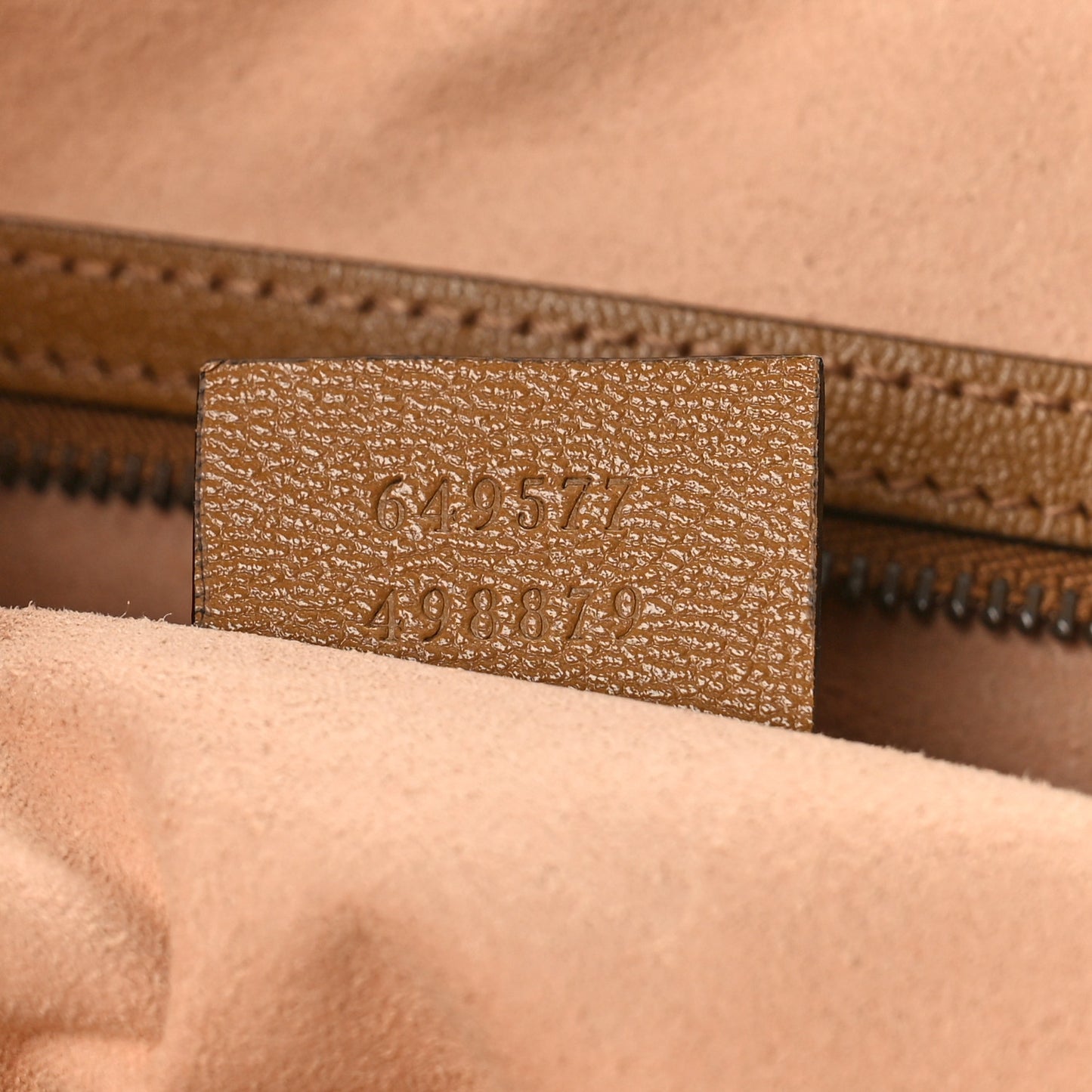 New Sakai Calfskin Lux Web Medium Dahlia Tote Quarz Beige