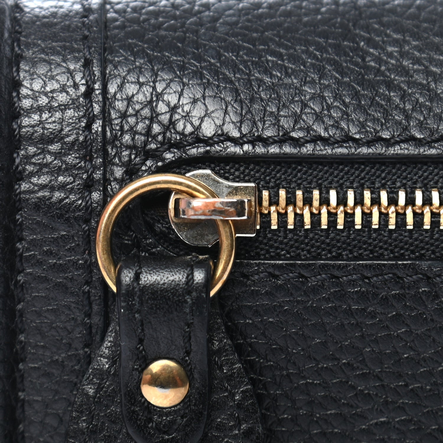 Chloe Grained Calfskin Continental Flap Wallet Black 10 of 10