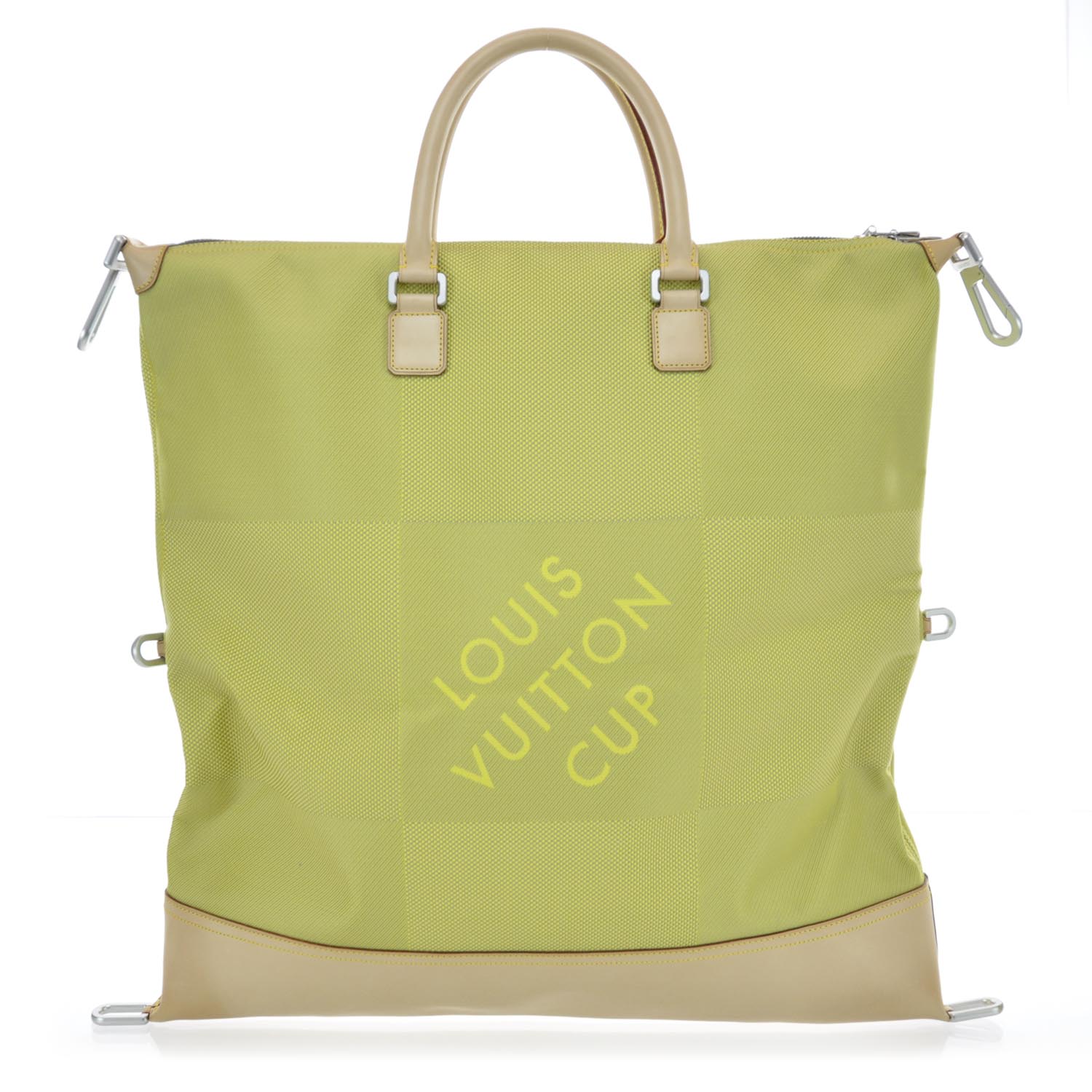 Louis Vuitton Americas Cup Cube Bag Yellow 1 of 13