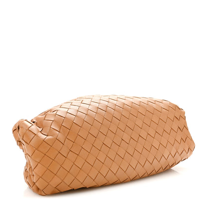 Bottega Veneta Nappa Maxi Intrecciato The Pouch Oversized Clutch Caramel 4 of 11