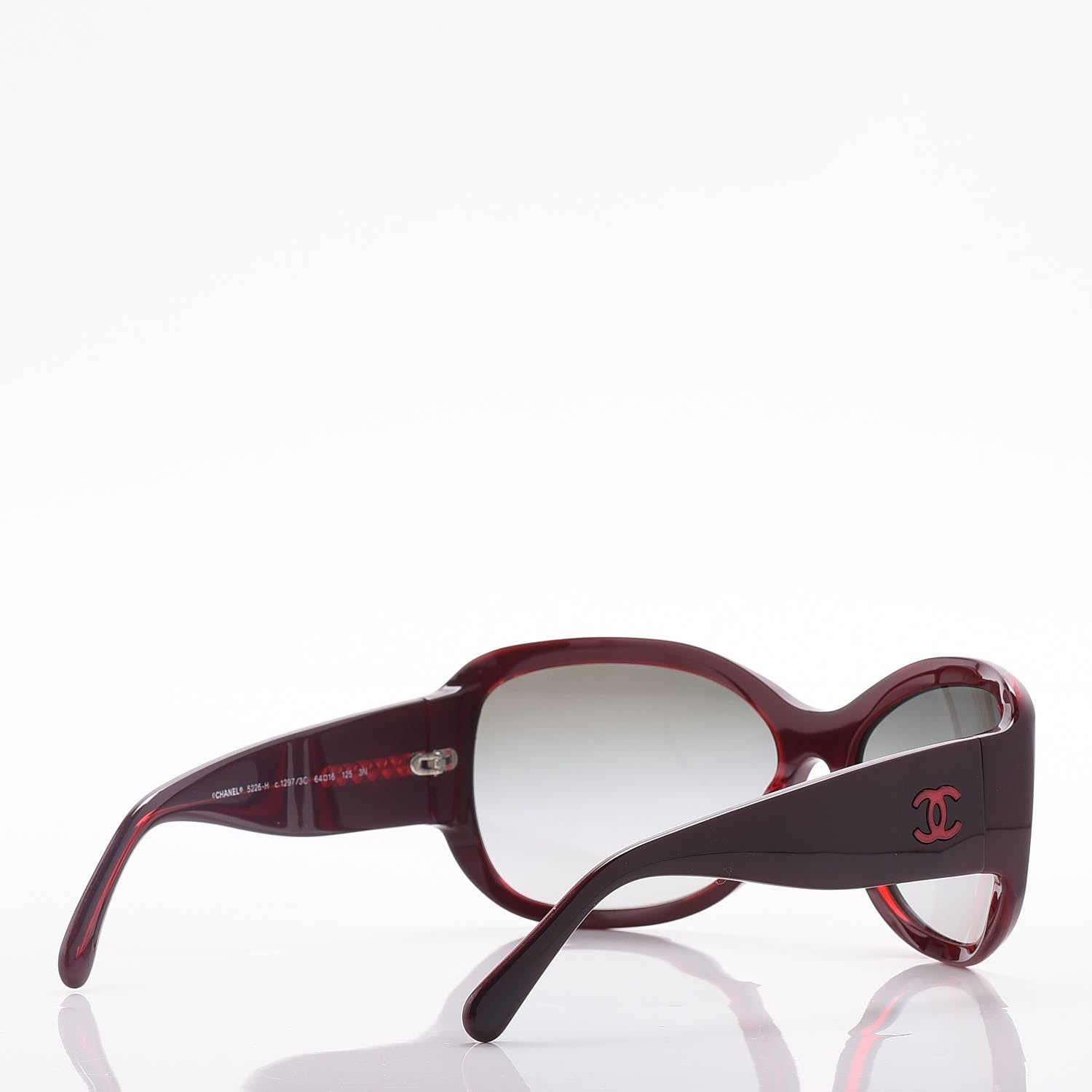 Chanel CC Logo Sunglasses 5226 Red 4 of 6
