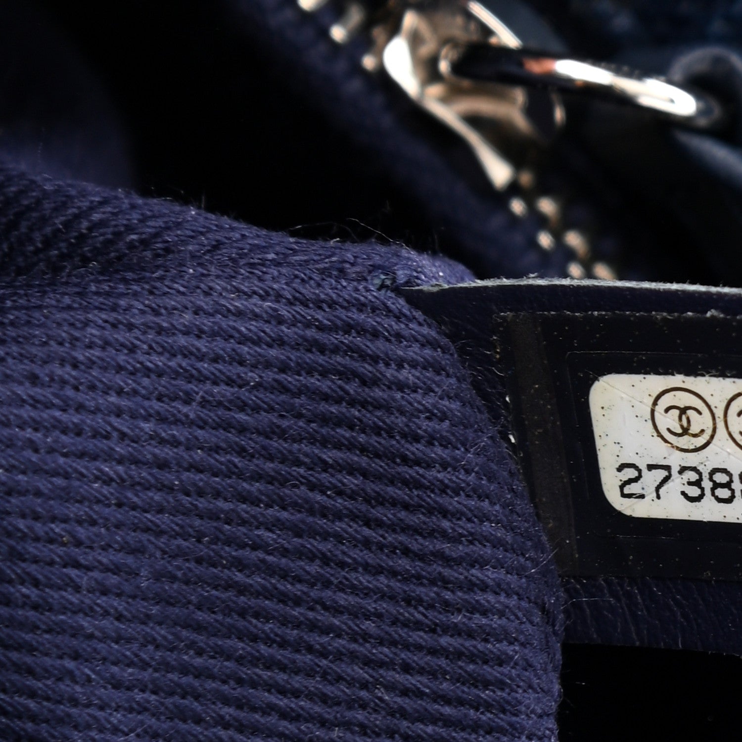 Chanel Denim Quilted Small Coco Handle Flap Blue 7 of 11