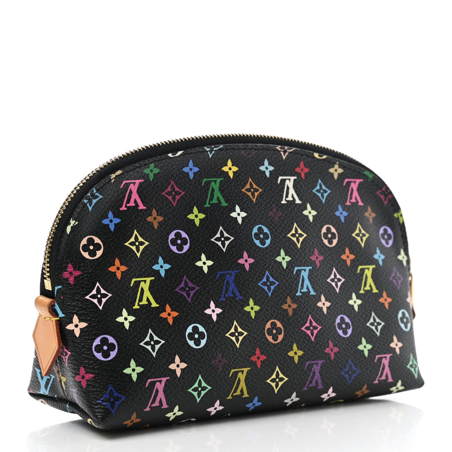 Louis Vuitton Monogram Multicolor Cosmetic Pouch Black Grenade 3 of 7