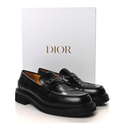 Christian Dior Brushed Calfskin Boy Loafers 39.5 Black 9 of 9