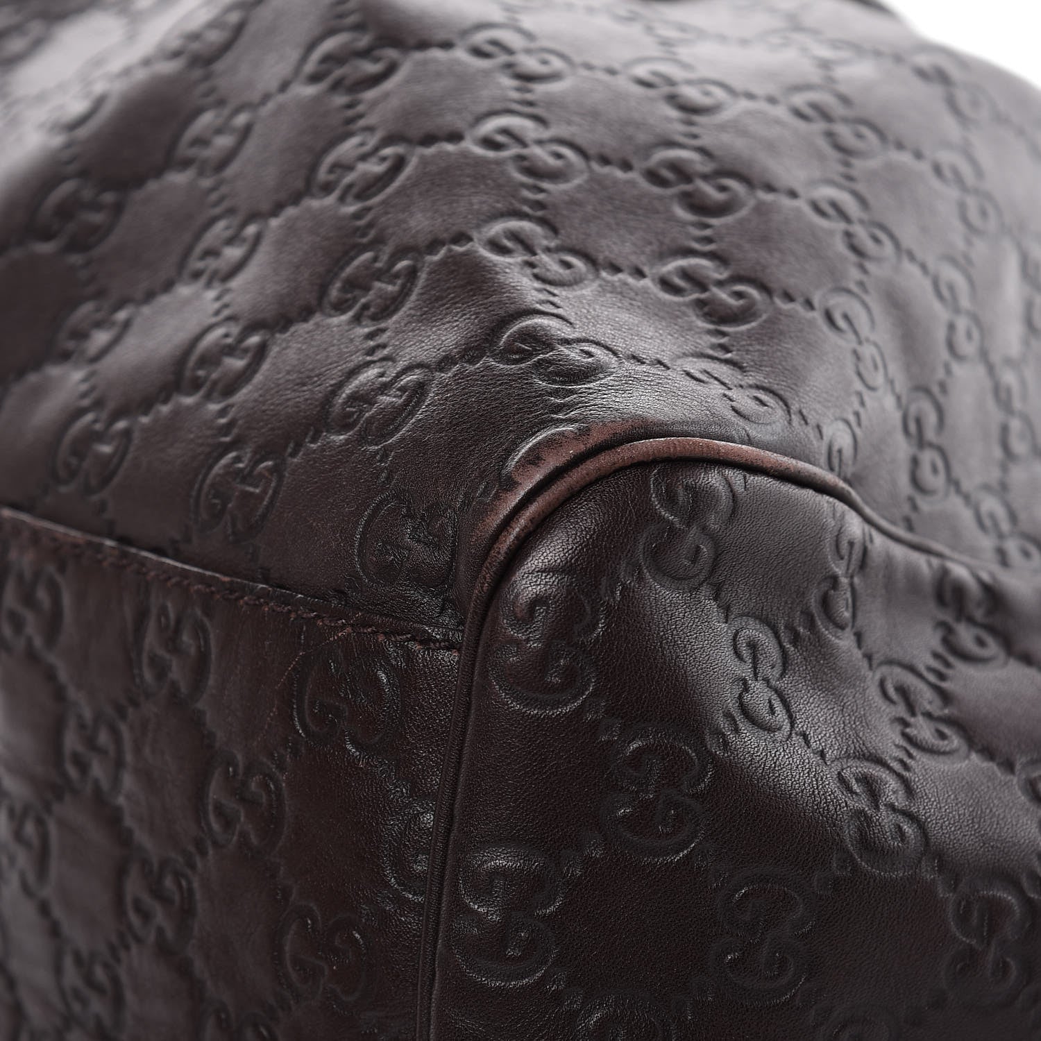 Gucci Guccissima Signature Large Sukey Tote Chocolate 11 of 18