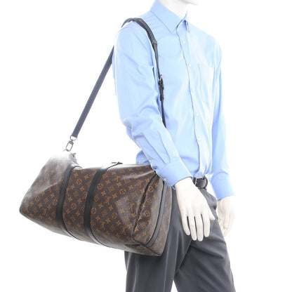Louis Vuitton Monogram Macassar Keepall Bandouliere 45 2 of 11